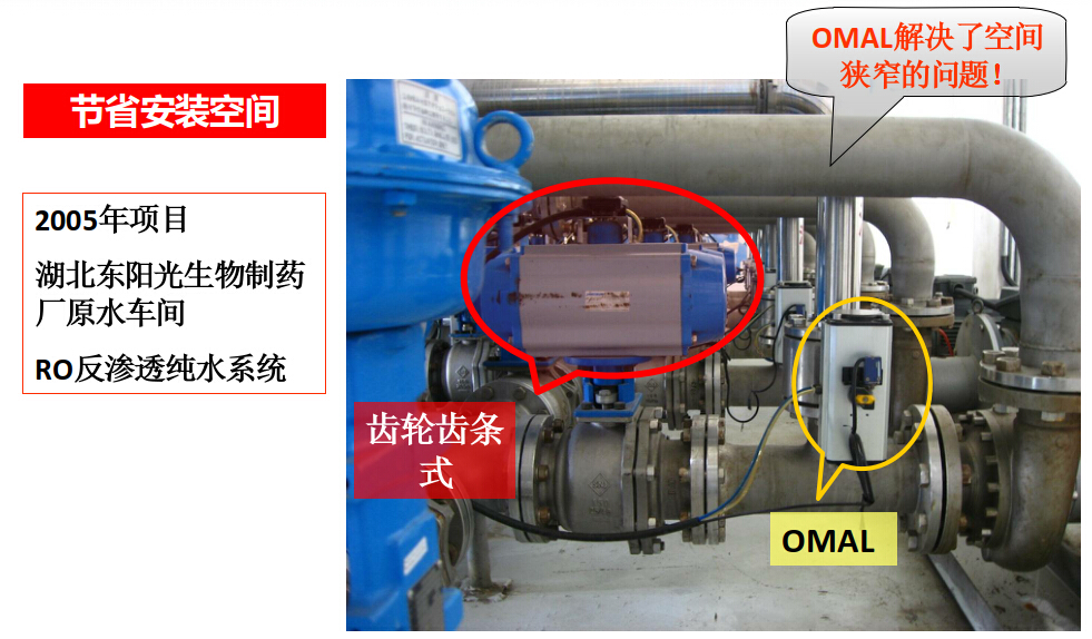 OMAL閥門在東陽光制藥的應用 OMAL閥門在東陽光制藥的應用